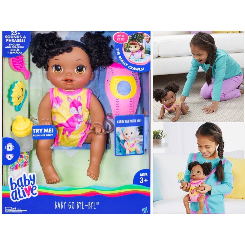 Baby Alive Baby Go Bye Bye With Baby Carrier